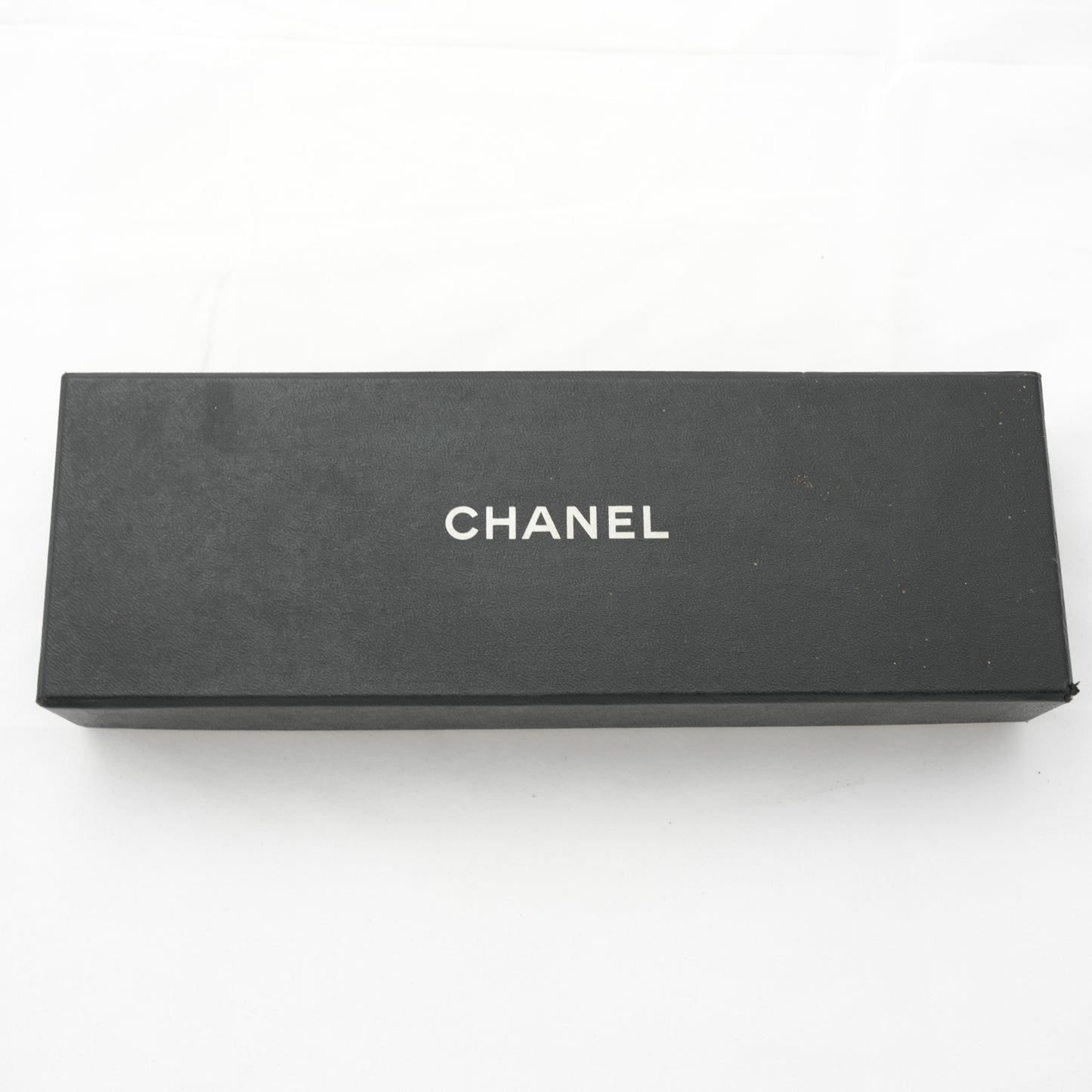 CHANEL Black Leather Coco Mark Bracelet