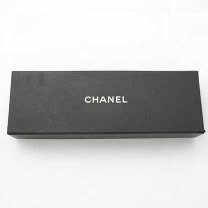 CHANEL Black Leather Coco Mark Bracelet