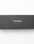 CHANEL Black Leather Coco Mark Bracelet