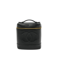 CHANEL 2000–2002 Caviar Skin Vanity Handbag