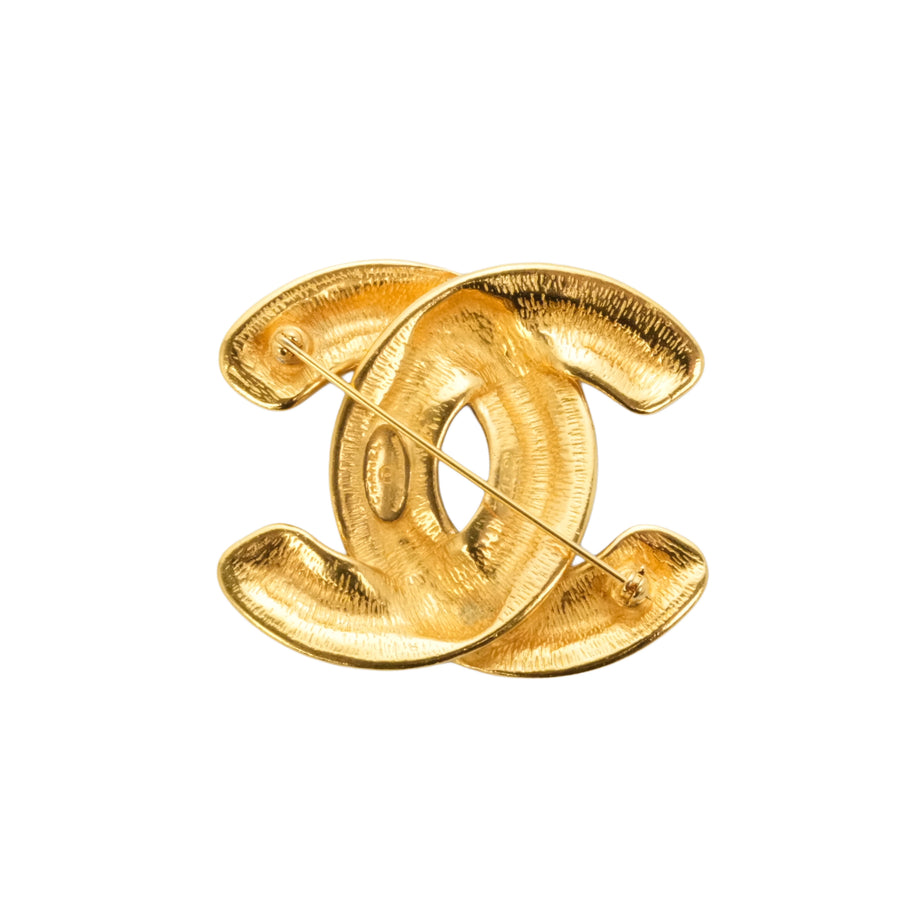 CHANEL Coco Mark Matelassé Brooch