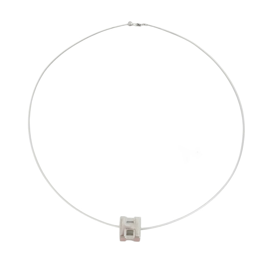 HERMES H Cube Necklace
