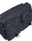 PRADA Nylon Double Pocket Shoulder Bag
