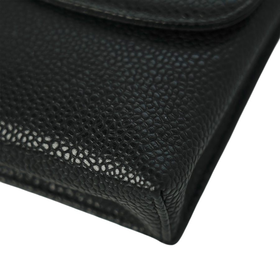 CHANEL 2008–2009 Caviar Leather Cigarette Case