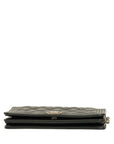 CHANEL Boy Chanel Matelassé Coco Mark Chain Wallet / Shoulder Bag