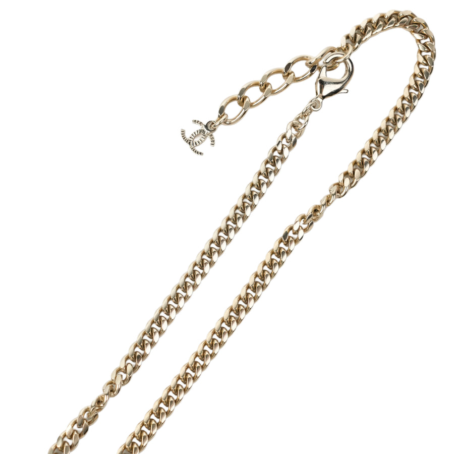 CHANEL Bottle Motif Necklace