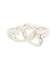 TIFFANY & CO. SV925 Open Heart Ring
