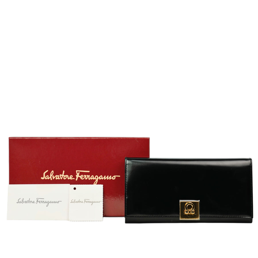 SALVATORE FERRAGAMO Gancini Long Wallet