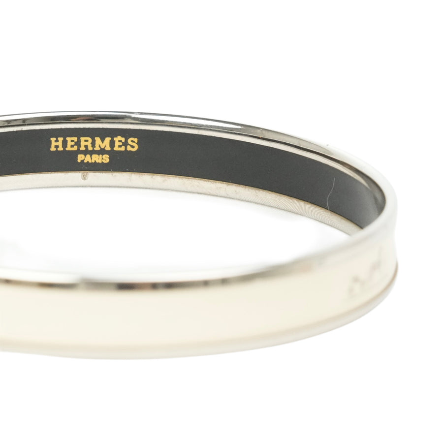 HERMES Emaillé PM Carres Enamel Bangle