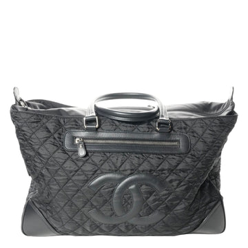 CHANEL 2005–2006 Paris-New York Boston Bag Nylon Handbag / Travel Bag