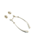 TIFFANY & CO. SV925 Elongated Teardrop Earrings