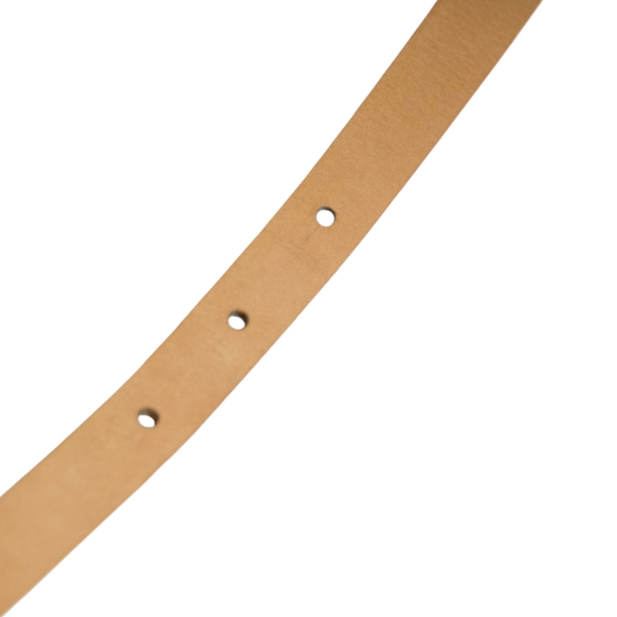 CHANEL CUIR VERITABLE Coco Mark Belt