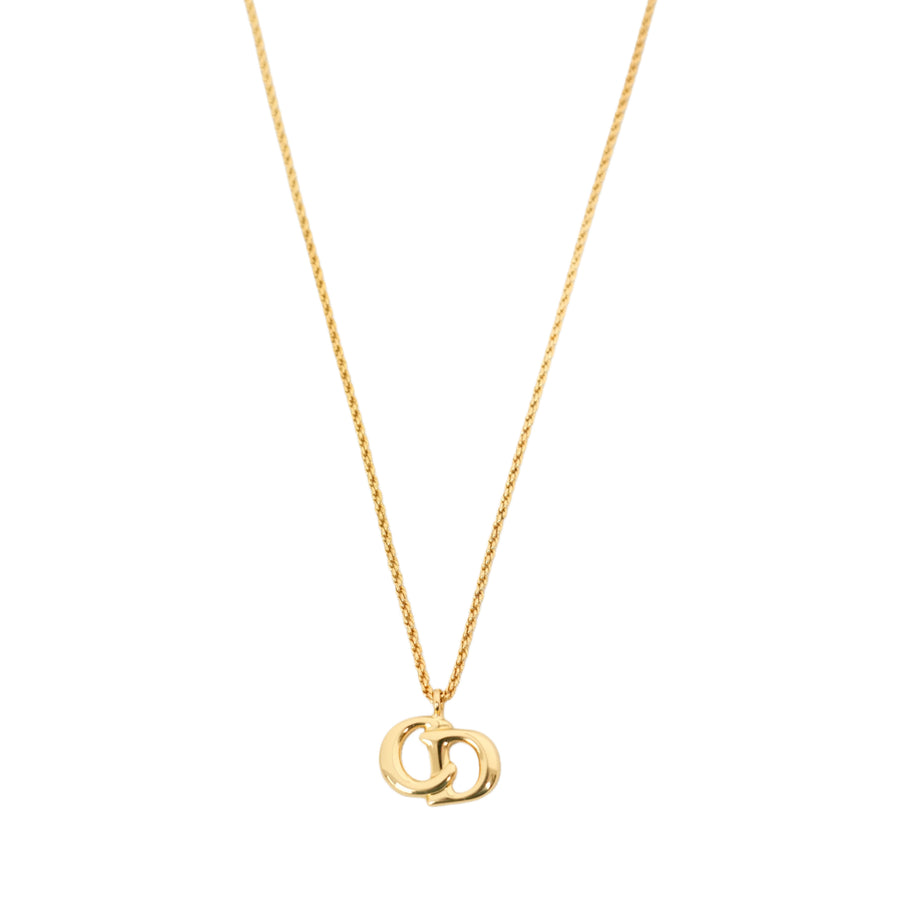 CHRISTIAN DIOR CD Logo Necklace