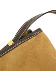 LOEWE  Suede Anagram Shoulder Bag