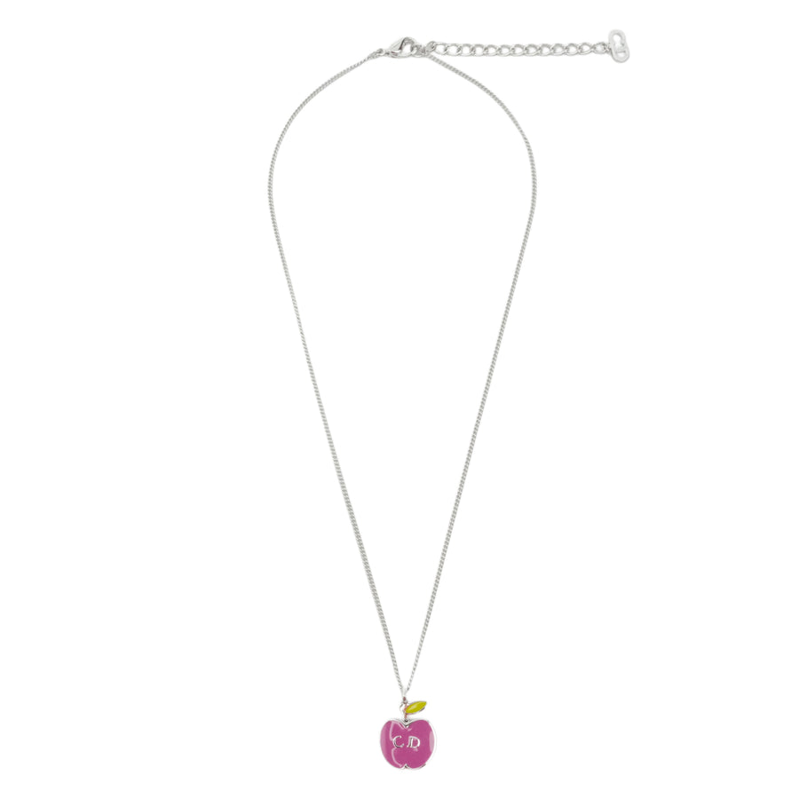 CHRISTIAN DIOR Apple Motif Necklace