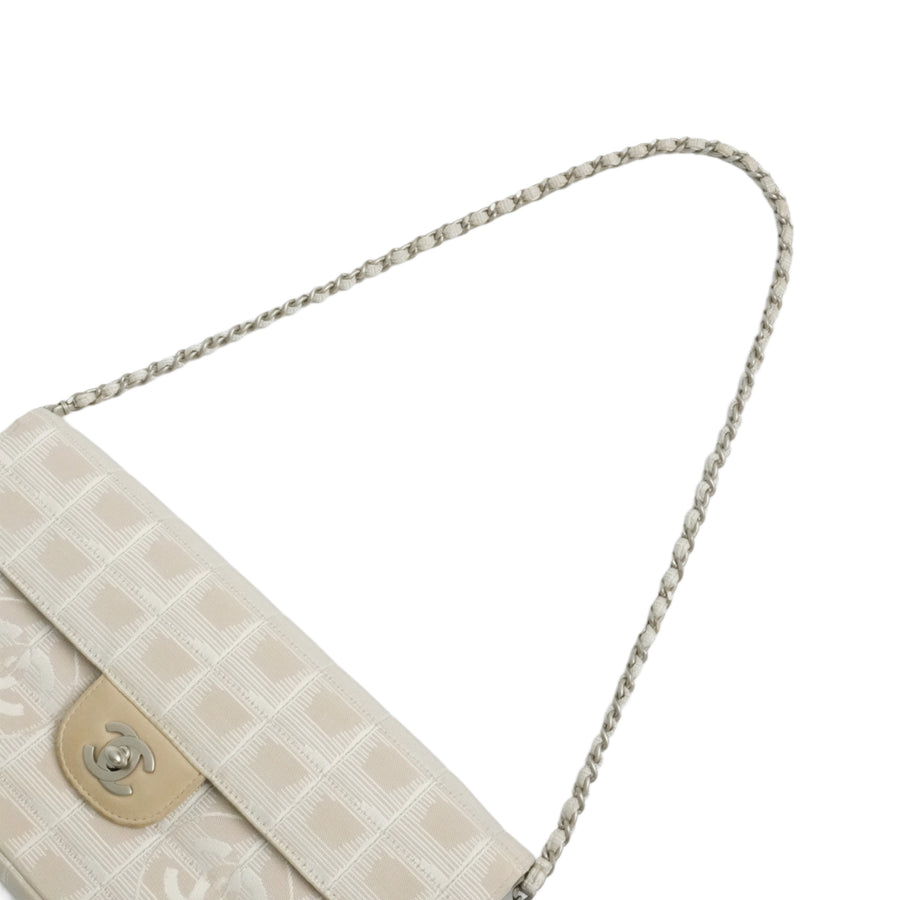 CHANEL 2000–2002 Coco Mark New Travel Line Nylon Shoulder Bag