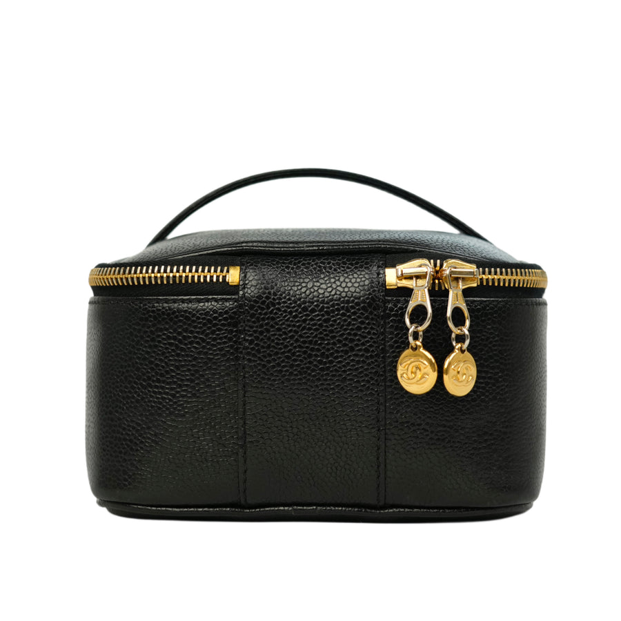 CHANEL 1996–1997 Caviar Leather Vanity Handbag