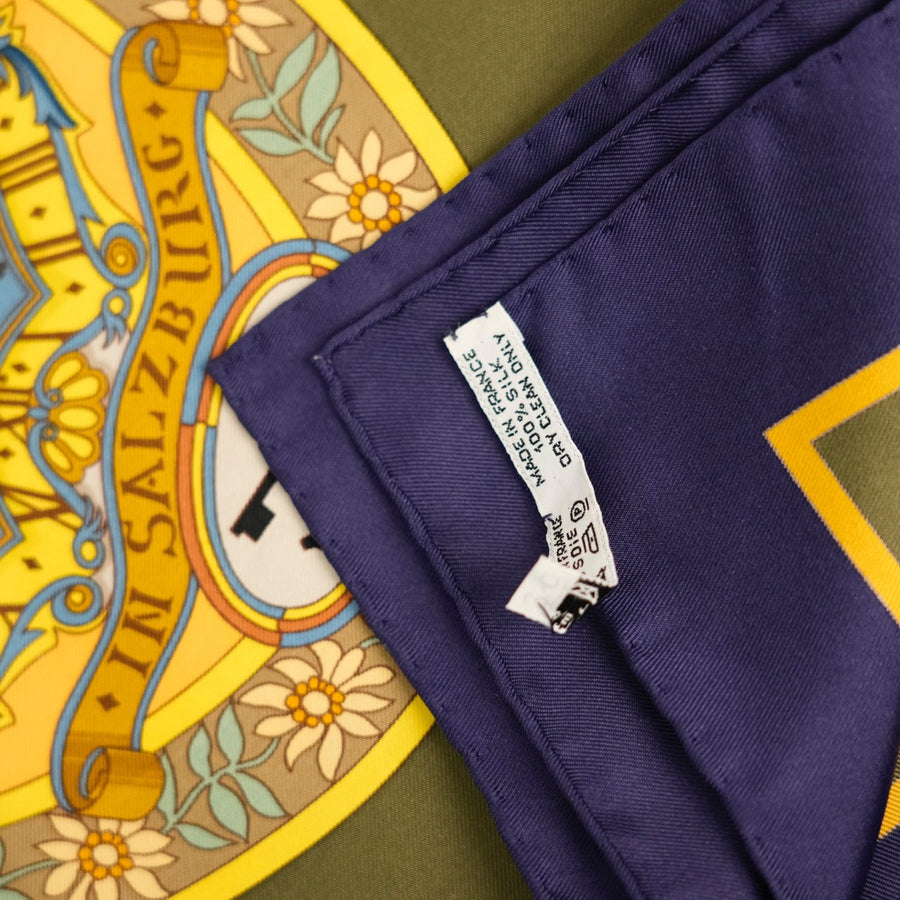 HERMES Carre 90 “In Salzburg” Violin Scarf