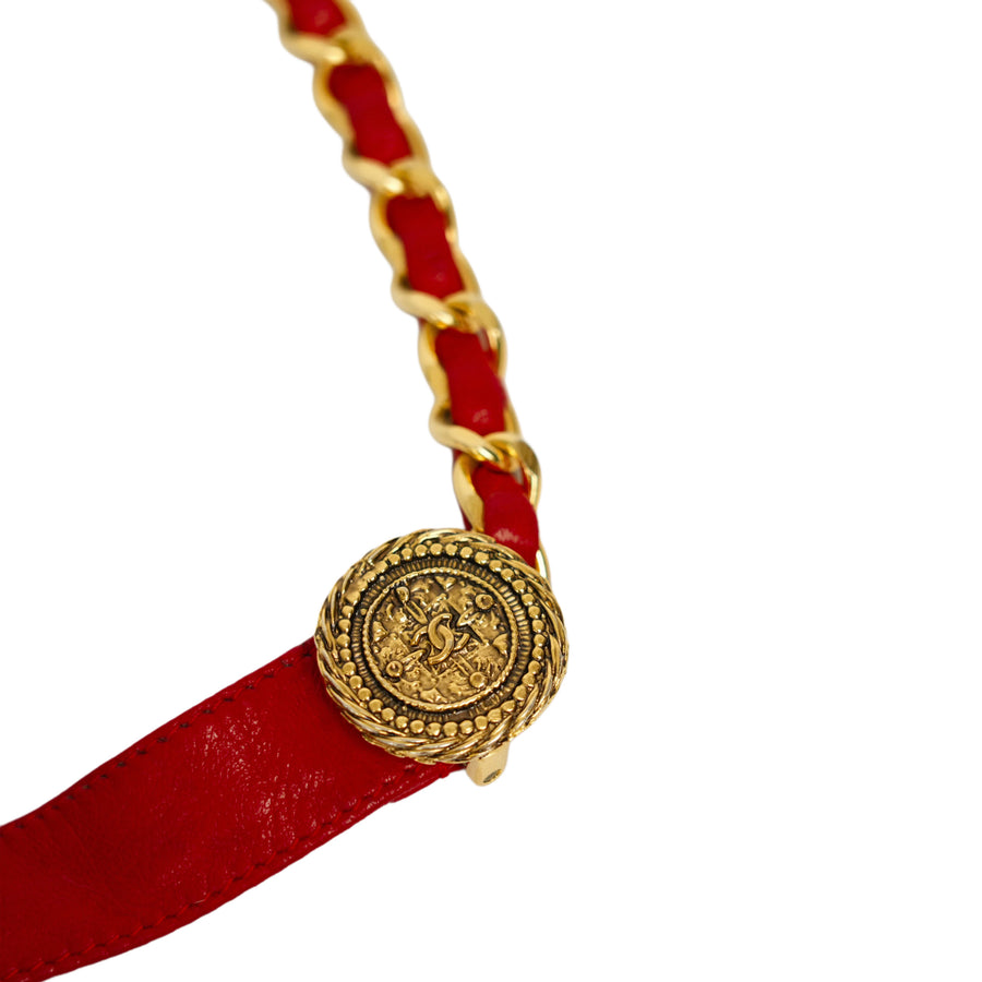 CHANEL Ribbon Chain Belt