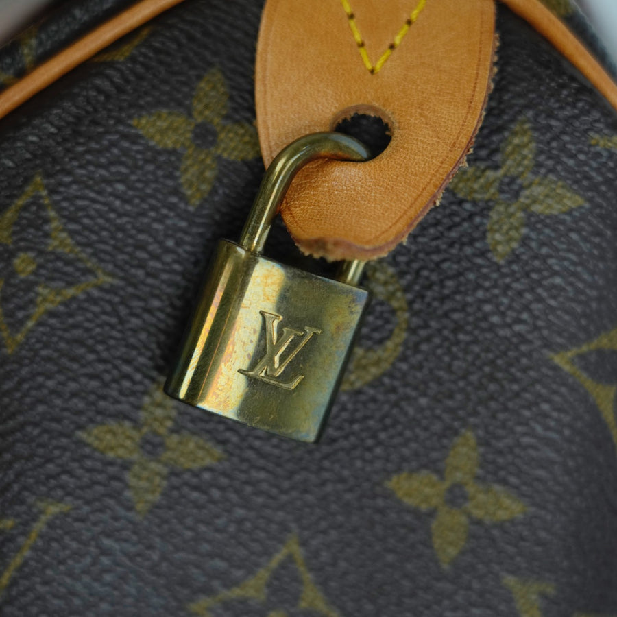 LOUIS VUITTON Monogram Speedy 25 Handbag