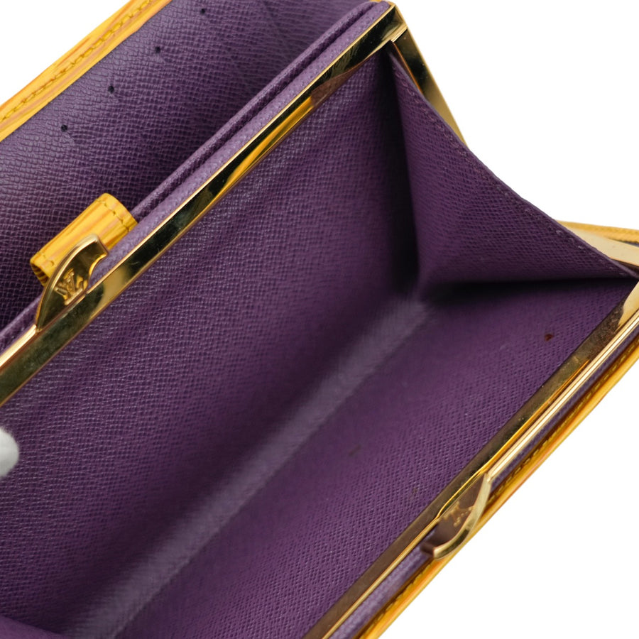 LOUIS VUITTON Epi Continental Viennois Long Wallet M63259