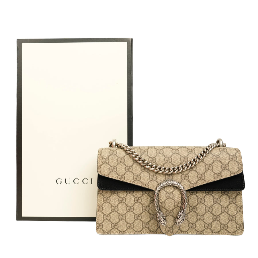 GUCCI GG Supreme Dionysus Chain Shoulder Bag