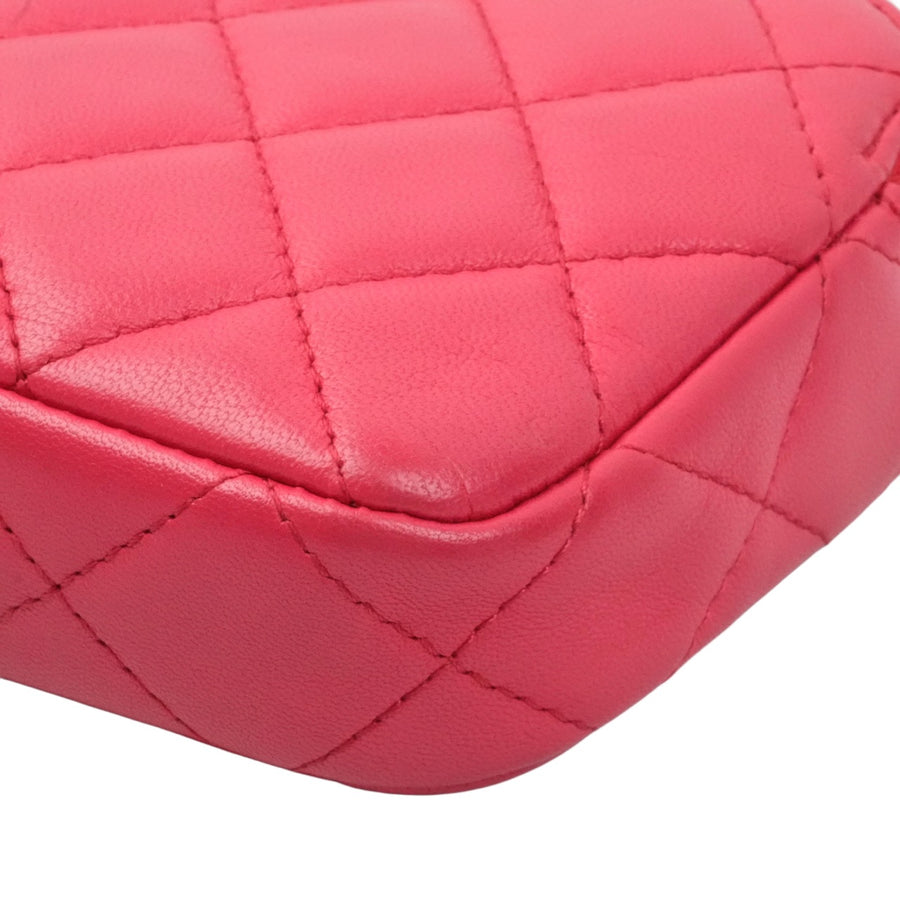 CHANEL Matelassé Chain Wallet/Mini Shoulder Bag 2Way