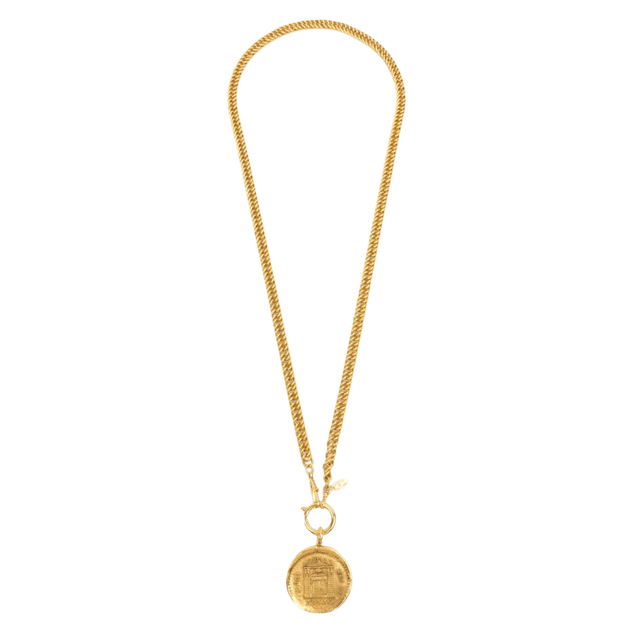 CHANEL Logo Necklace