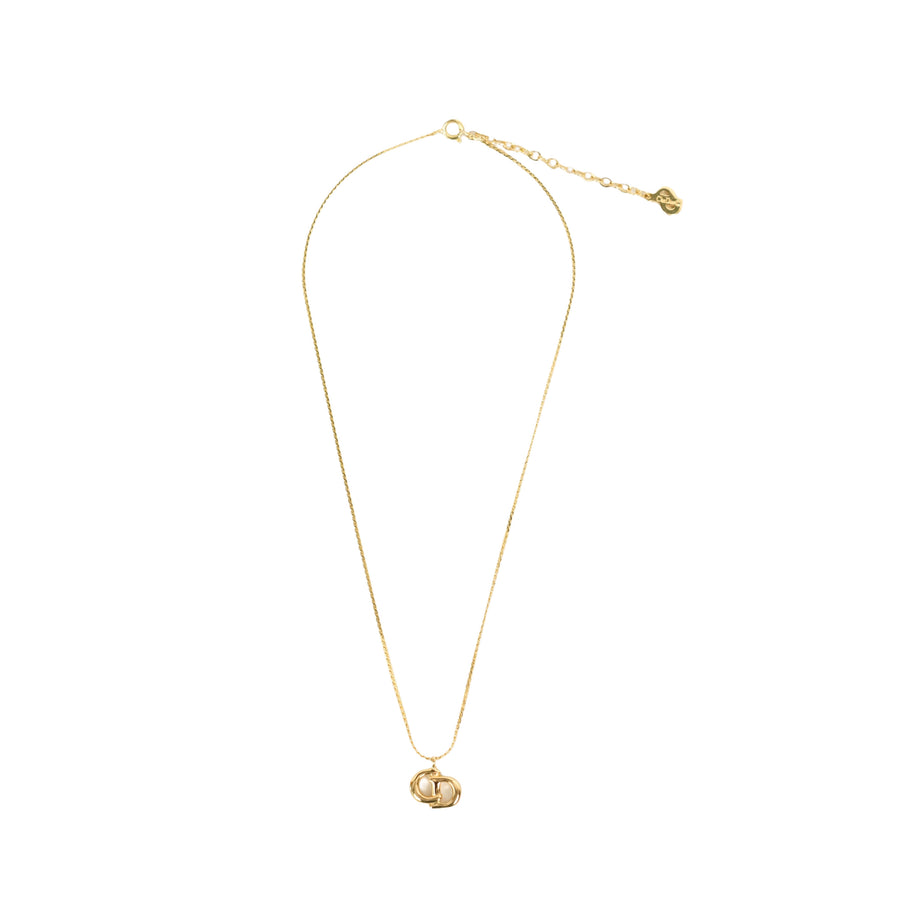 CHRISTIAN DIOR CD Logo Necklace