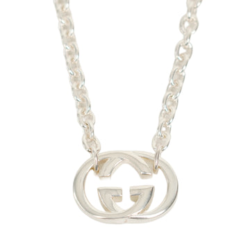 GUCCI SV925 Interlocking G Necklace