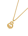 CHRISTIAN DIOR CD Logo Necklace