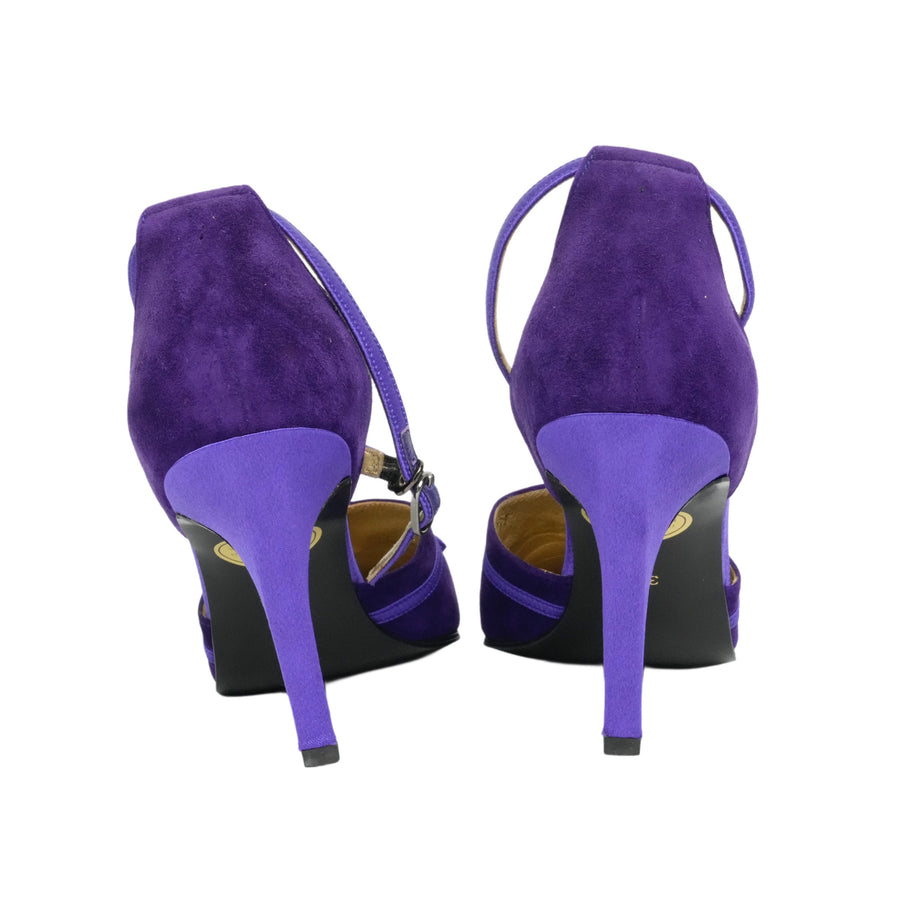 YVES SAINT LAURENT Pumps with Blue Ribbon