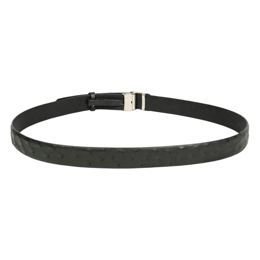 BALENCIAGA Ostrich Leather Belt
