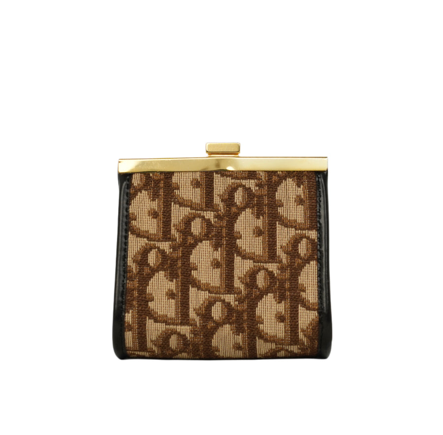 CHRISTIAN DIOR Trotter Frame Coin Purse