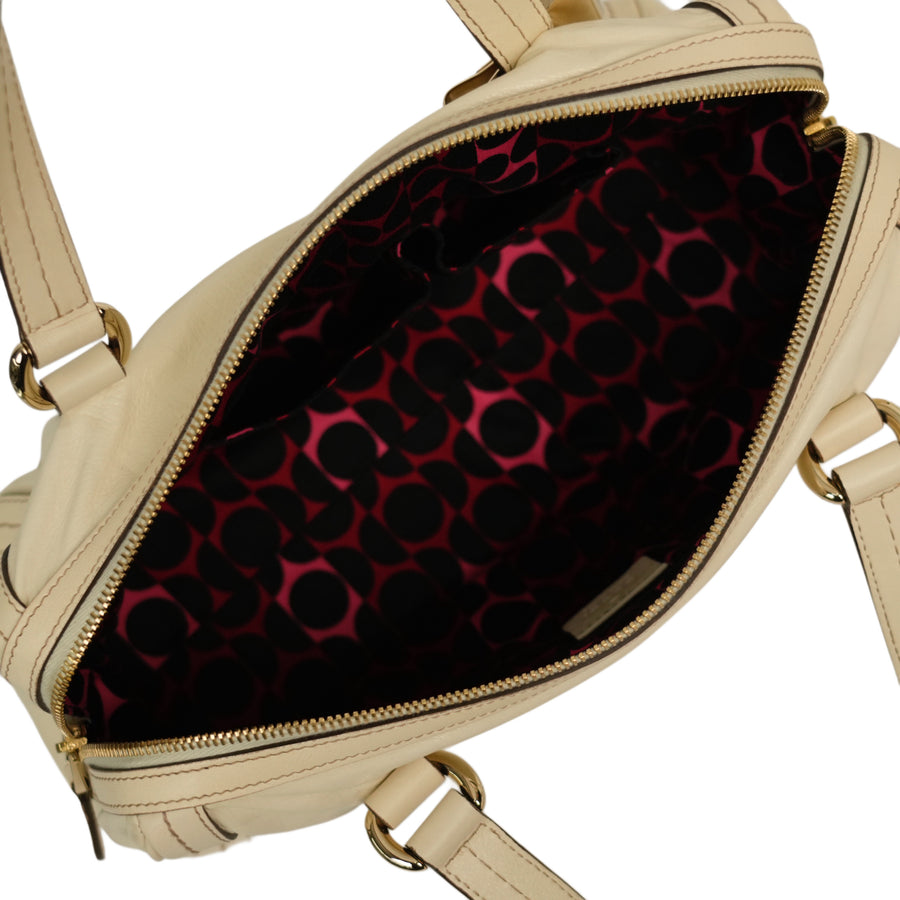 GUCCI Diamante Ribbon Boston 30 Handbag　