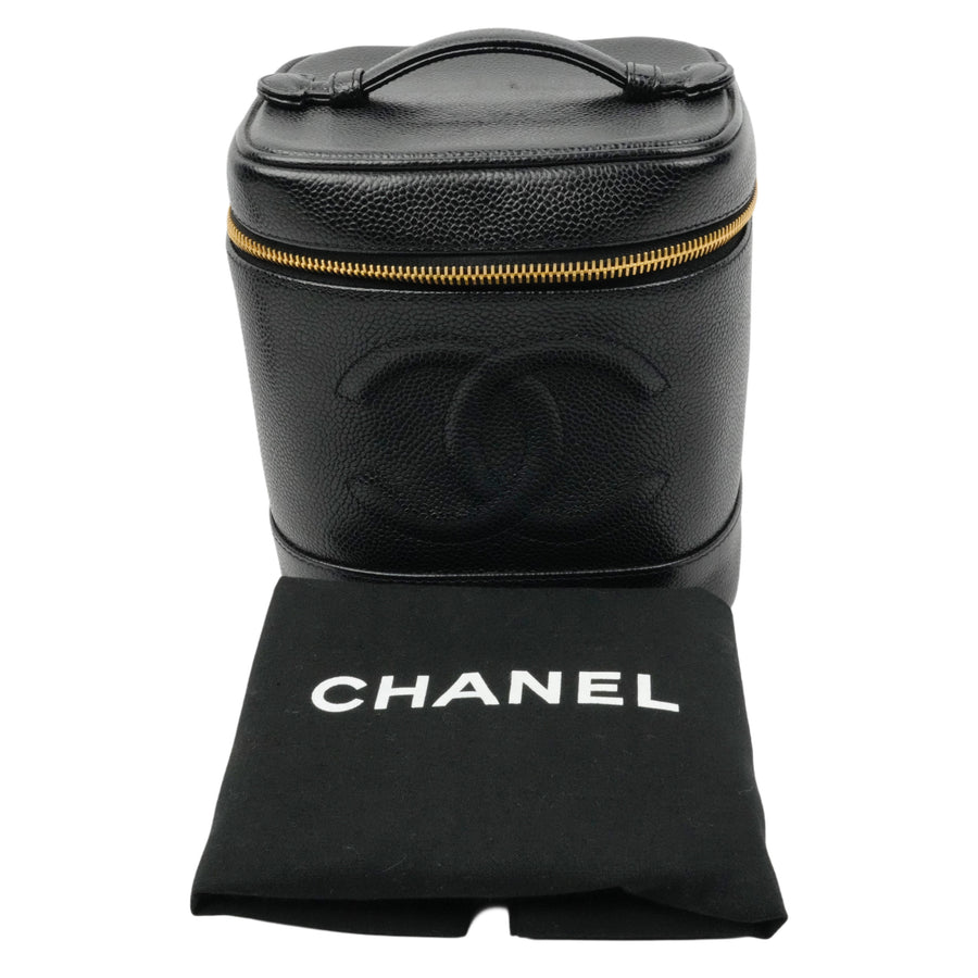 CHANEL 2000–2002 Caviar Skin Vanity Handbag