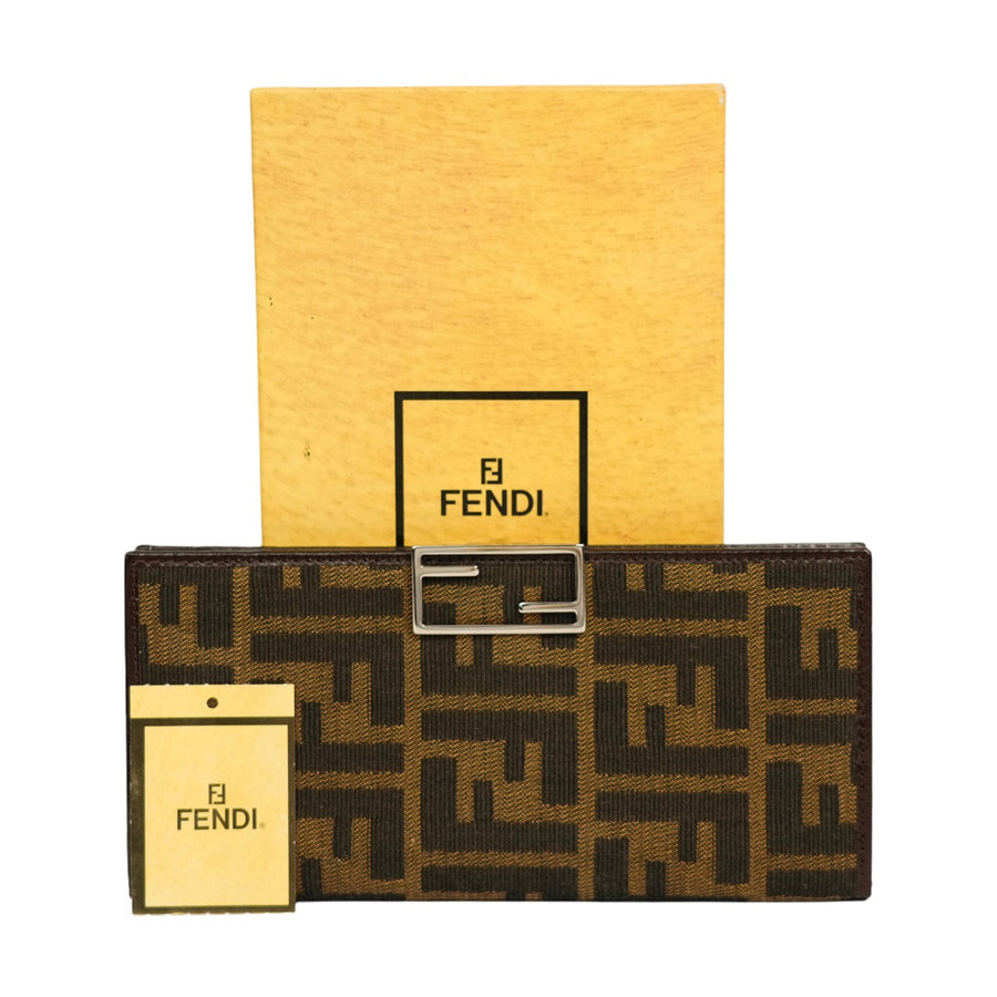 FENDI Zucca Long Wallet
