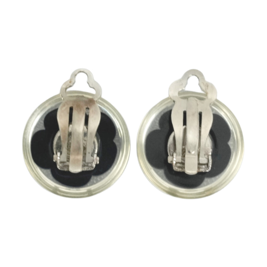 CHANEL Camellia Coco Mark Earrings