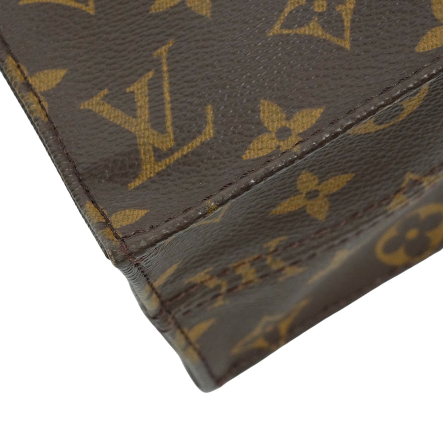 LOUIS VUITTON Monogram Sac Plat Handbag M51140