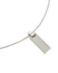 CHRISTIAN DIOR Logo Plate Necklace