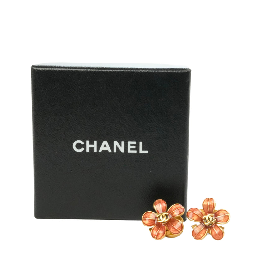 CHANEL Flower Earrings