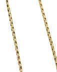 Vintage-Style Face Motif Rhinestone Necklace(Gold-Plated Brass)