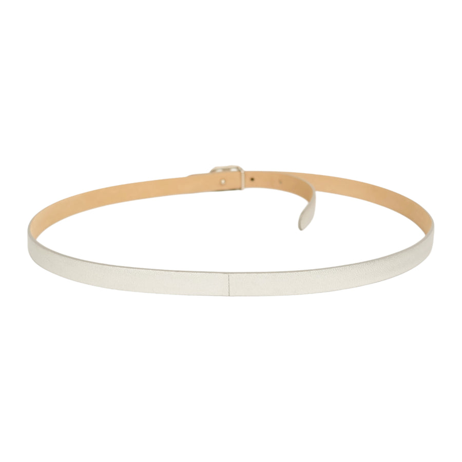 CHANEL CUIR VERITABLE Coco Mark Belt