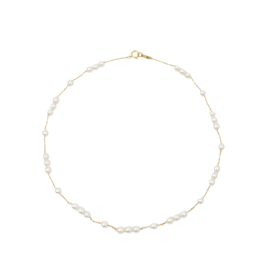 TASAKI K18 Pearl (Main Stones: 4.5-4.8mm) 6.4g Necklace
