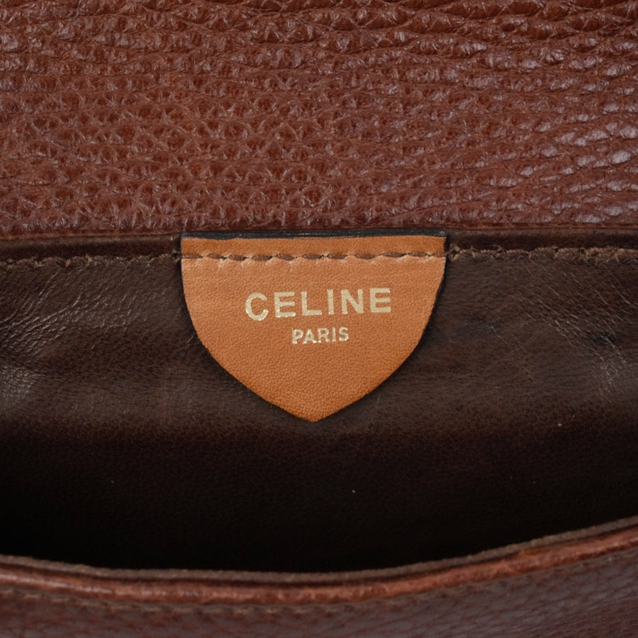 CELINE Triomphe Canvas Shoulder Bag