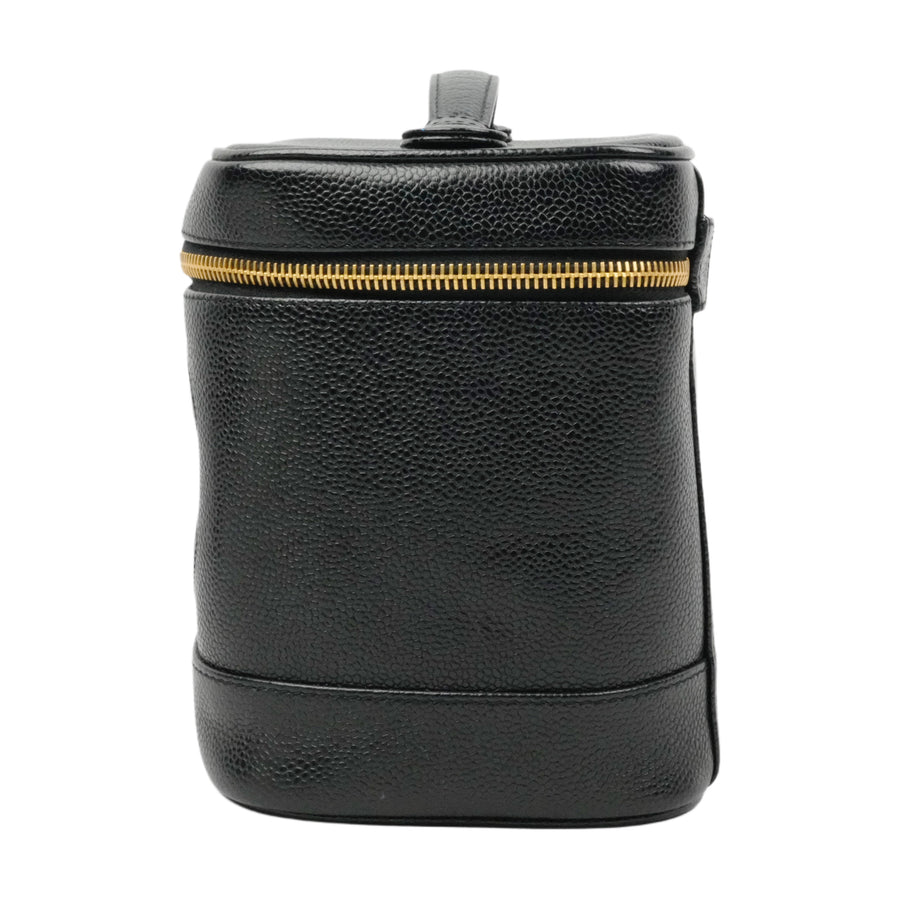 CHANEL 2000–2002 Caviar Skin Vanity Handbag