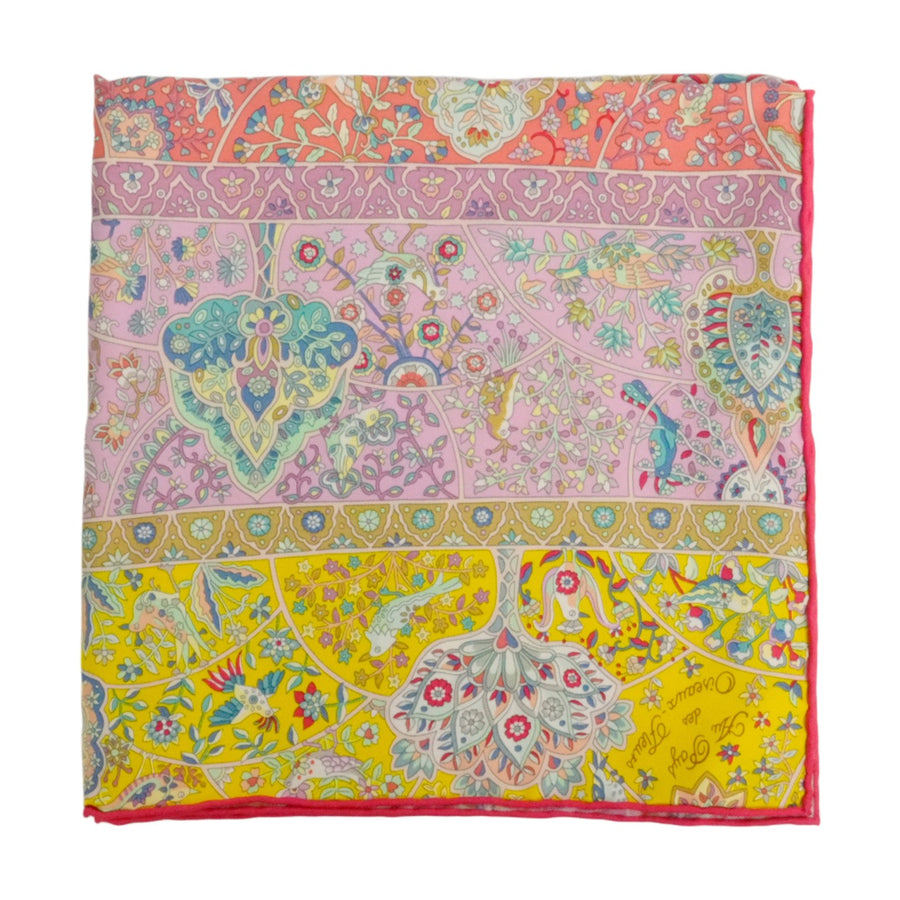 HERMES Carre 45 In the Land of Blooming Birds Scarf