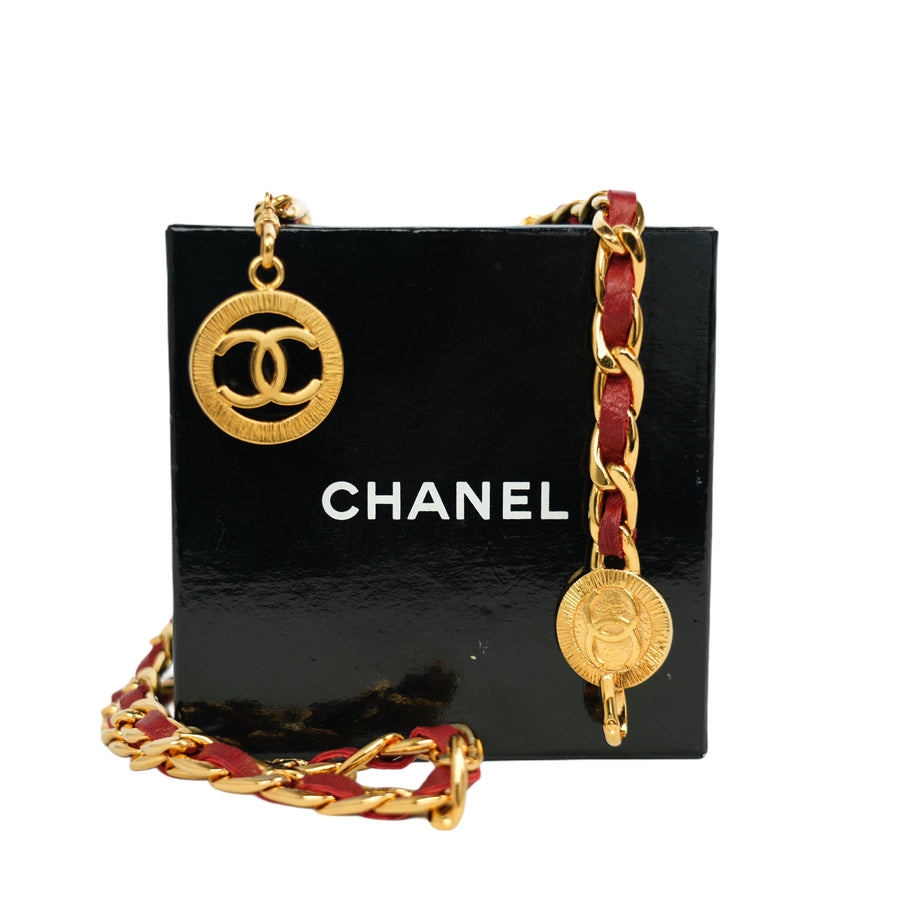 CHANEL Coco Mark Chain Belt