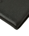 CHANEL 2003-2004 Coco Mark Caviar Skin Long Wallet