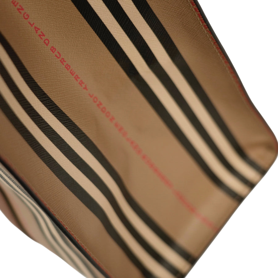 BURBERRY Stripe Tote Bag
